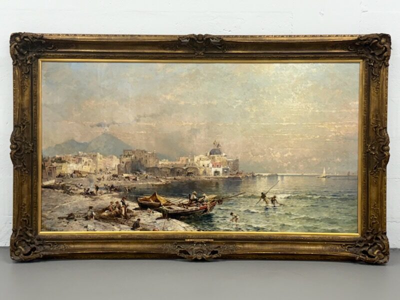 02 Torre del Greco, Bay of Naples by Austrian artist Franz Richard Unterberger
