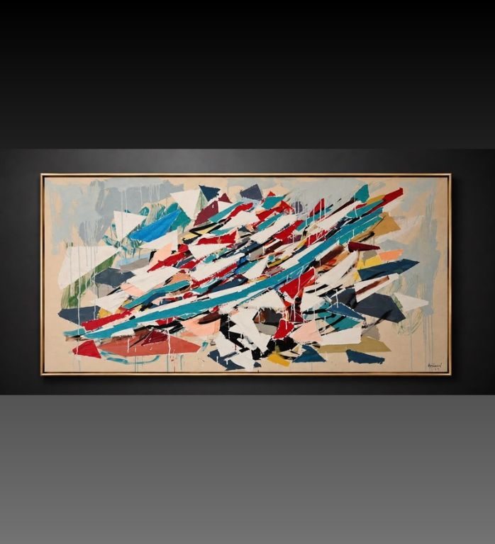 Robert Goodnough (1917–2010), “Uplift R,” 1982, Acrylic and Oil on Canvas